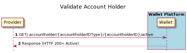Vallidate Account Holder